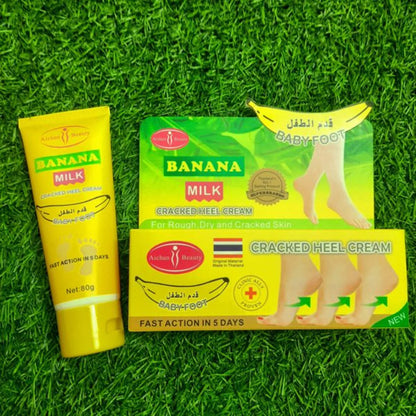 Aichun Beauty Cracked Heel Cream Foot Care Banana Milk Cream - 80g