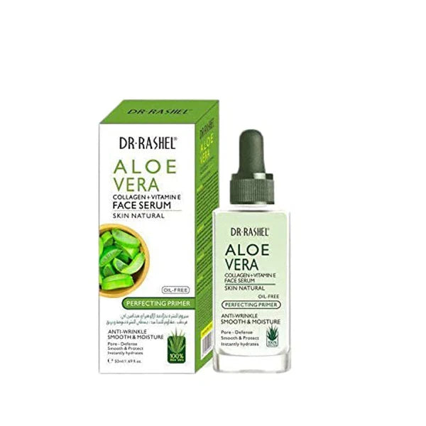 Dr Rashel Aloe Vera Collagen + Vitamin E Face Serum | Anti - Wrinkle, Instantly Smooth Hydrates & Moisture Skin,