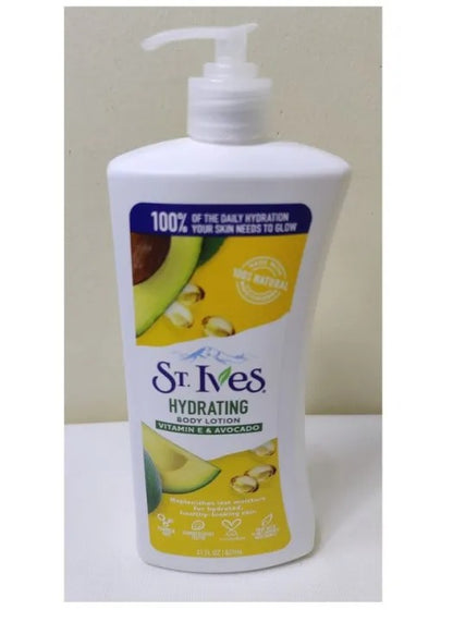 St. Ives Daily Hydrating Vitamin E & Avocado Body Lotion – 621ml