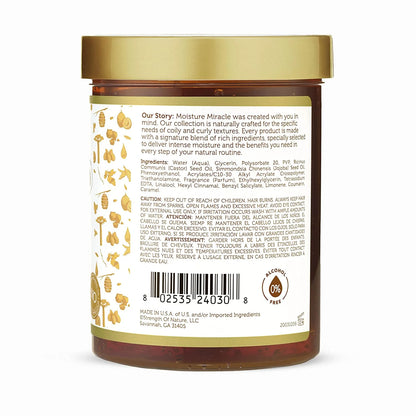 African Pride Moisture Miracle Black Castor & Jojoba Oil Max Hold Styling Gel (510g)