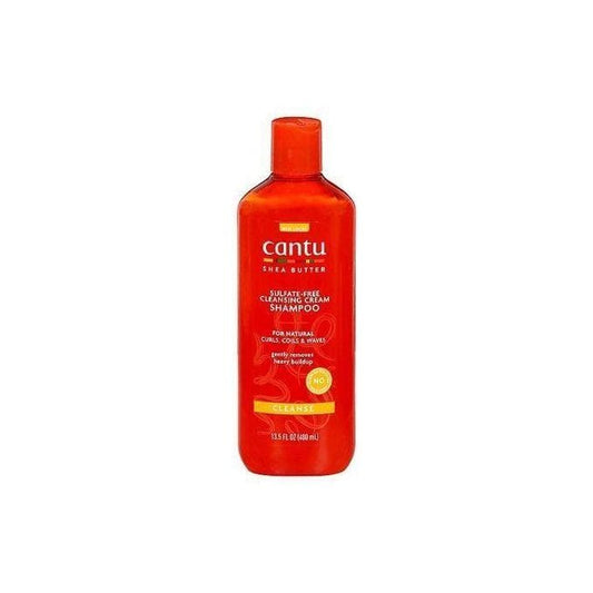Cantu Sulfate Free Cleansing Cream Shampoo Removes Heavy Build Up -400ml