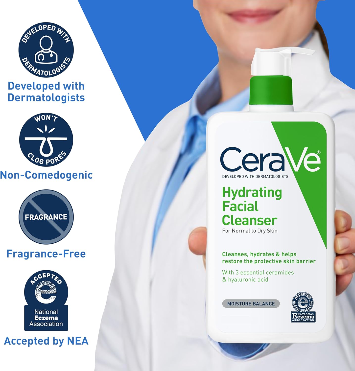 eraVe Hydrating Facial Cleanser Cleanser