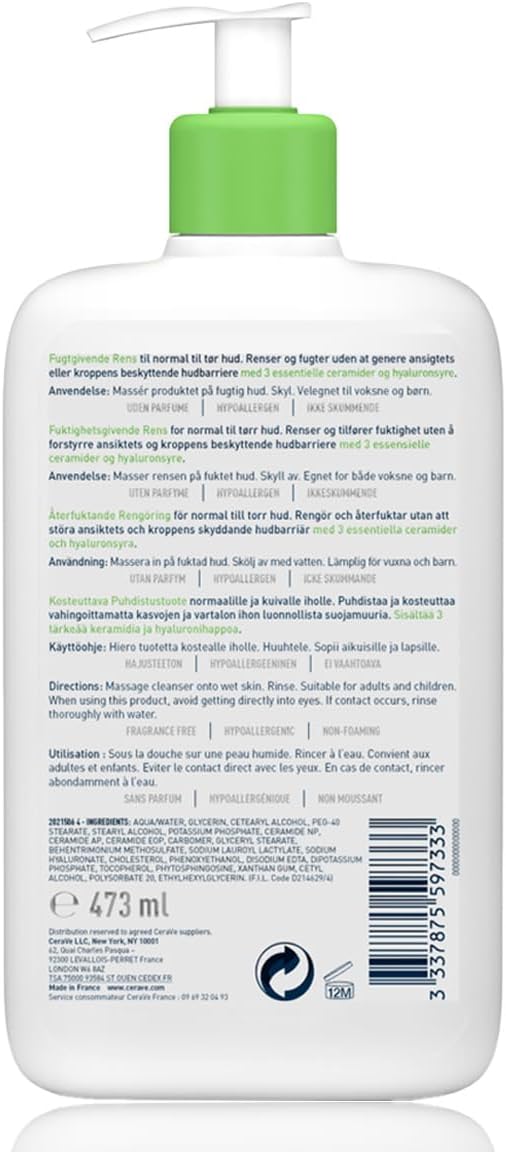 eraVe Hydrating Facial Cleanser Cleanser