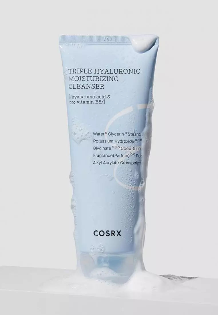 COSRX Hydrium Triple Hyaluronic Moisturizing Cleanser – 150ml