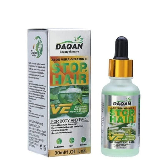 Daqan Beauty Aloe Vera + Vitamin E “Stop Hair” Treatment – 100 ml