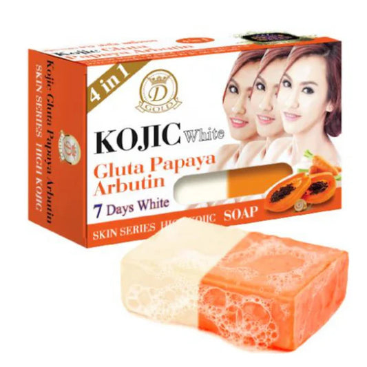 Kojic White Gluta 4-in-1 Papaya Arbutin Soap