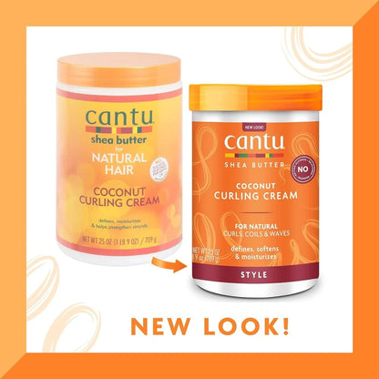 Cantu Shea Butter For Natural Hair Coconut Curling Cream - 709gm