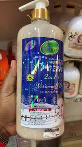 Fresh Frozen 2 in 1 Extra Whitening Shower Bath Gel for skin Detoxification -1000ml