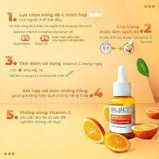 Balance Active Formula Vitamin C Brightening Power Serum Glow And Radiance 30ml