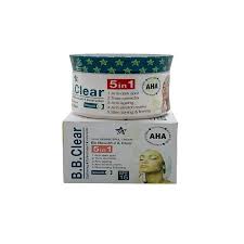 B.B. Clear AHA 5 In 1 Lightening Cream with vitamin C for Clear Skin