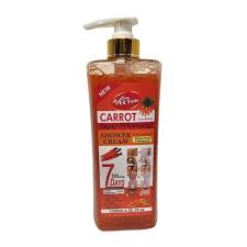 VEET GOLD CARROT FACE AND BODY SUPER WHITENING SHOWER CREAM