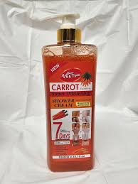 VEET GOLD CARROT FACE AND BODY SUPER WHITENING SHOWER CREAM