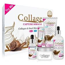 Snail Collagen Capture Miracle Collagen &Snail Skin Care Series, 5 Pc set