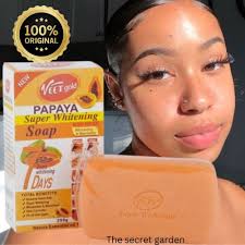 VEET GOLD Papaya Super Whitening Body Soap.