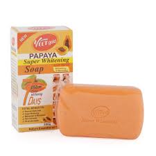 VEET GOLD Papaya Super Whitening Body Soap.