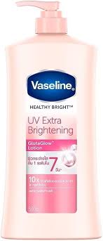 Vaseline Healthy Bright UV Extra Brightening Gluta Glow Body Lotion, Size 500ml