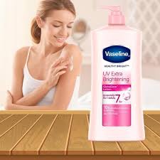 Vaseline Healthy Bright UV Extra Brightening Gluta Glow Body Lotion, Size 500ml