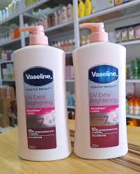 Vaseline Healthy Bright UV Extra Brightening Gluta Glow Body Lotion, Size 500ml