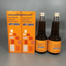 Apetamin  Cyproheptadine Lysine and vitamin syrup