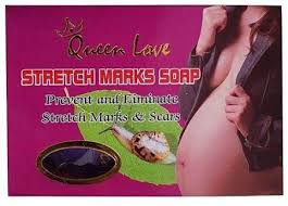 Queen Love Stretch Marks Soap Prevents & Eliminates Stretch Marks & Scars-135G