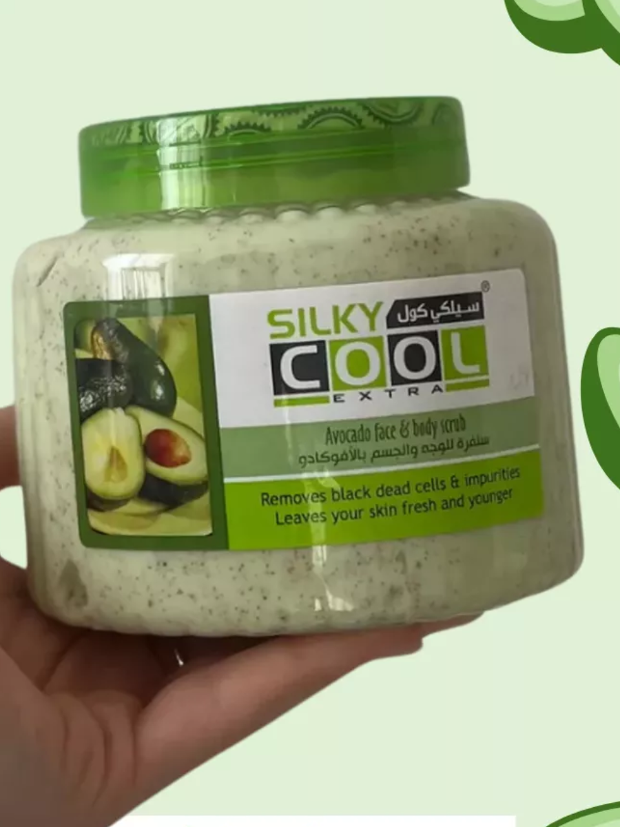 Silky Cool Extra Avocado Face & Body Scrub