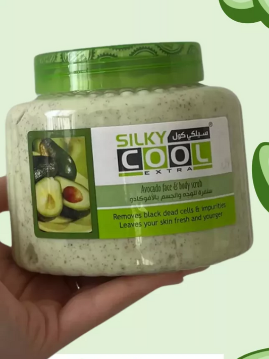Silky Cool Extra Avocado Face & Body Scrub