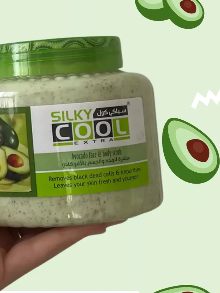 Silky Cool Extra Avocado Face & Body Scrub