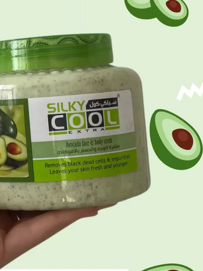 Silky Cool Extra Avocado Face & Body Scrub