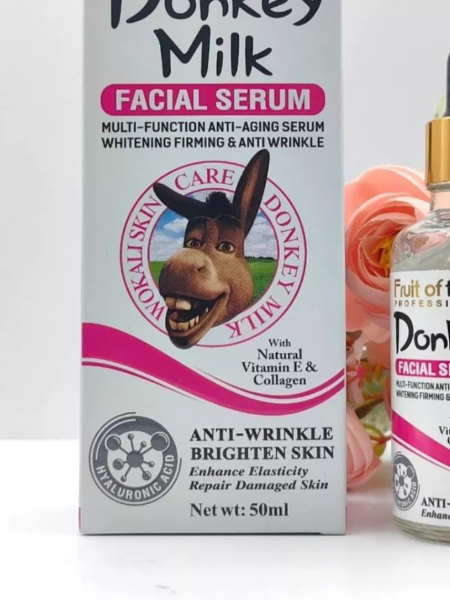 Fruit of the Wokali Donkey Milk Facial Serum with Natural Vitamin E & Collagen