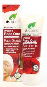 Dr. Organic rose otto face scrub