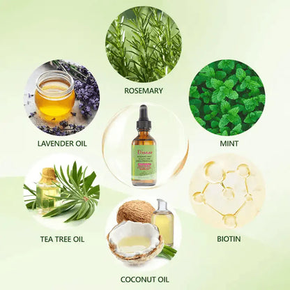 Disaar Rosemary Mint Scalp & Hair Strengthening Oil – 60ml