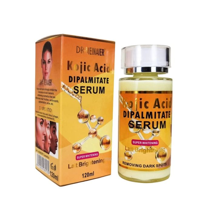 Dr. Meinaier Kojic Acid Dipalmitate Lait Brightening Serum. Removes dark Spots, Acne, Freckles, Pigmentations, Moisturizes, Smooths, Brightens and Softens the skin