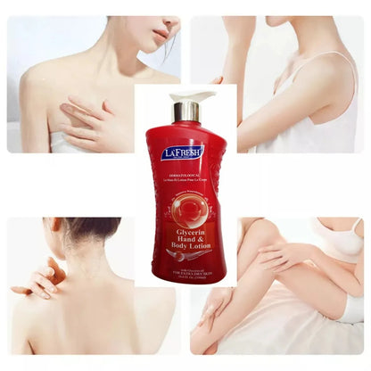 La Fresh Glycerin Hand & Body Lotion 550ml