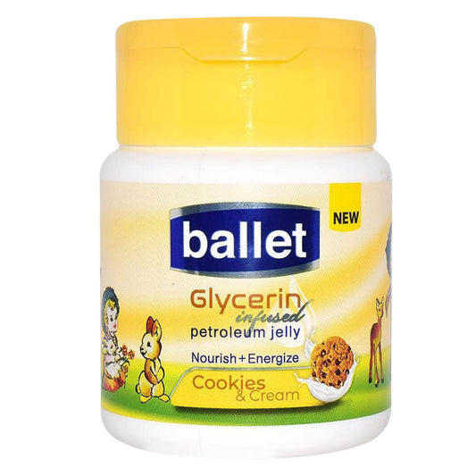 Ballet Glycerin Cookies & Cream Petroleum Jelly 100g