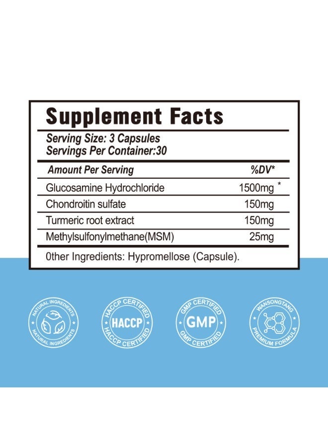 Glucosamine Chondroitin Tumeric & MSM