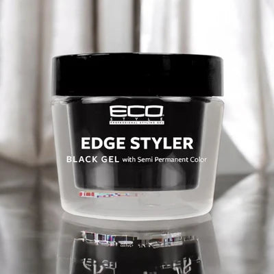 Eco Style Black Gel with Semi‑Permanent Color Edge Styler (89 ml)