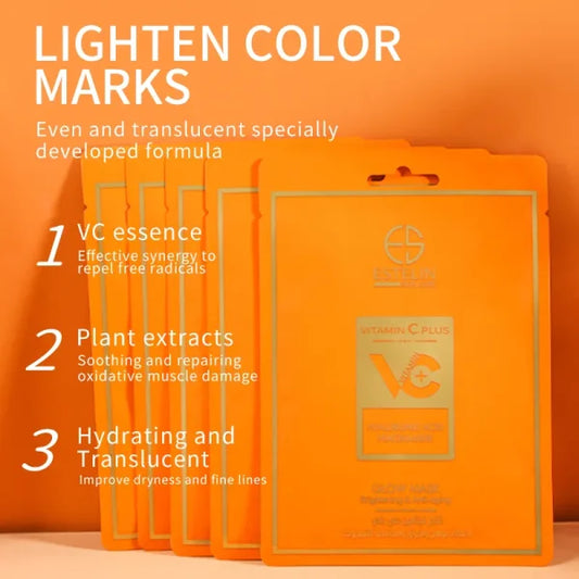 ESTELIN Vitamin C Plus Brightening & Anti-Aging Glow Sheet Masks