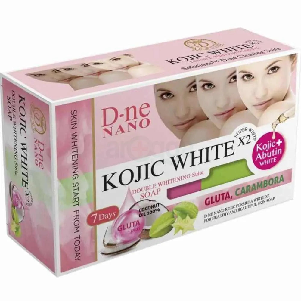 D-Ne Nano Kojic White Gluta Carambora Arbutin Soap (160g)