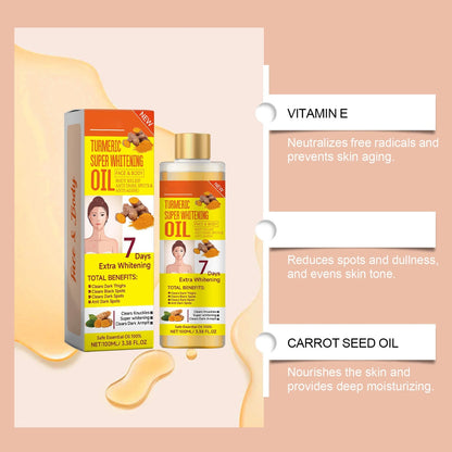 Veet Gold Turmeric Super Whitening Body Oil