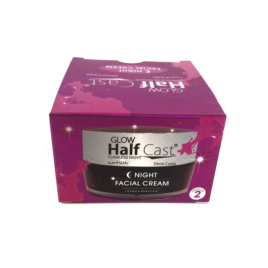 Glow Half Cast Extra Fairness Facial Night Cream 30g