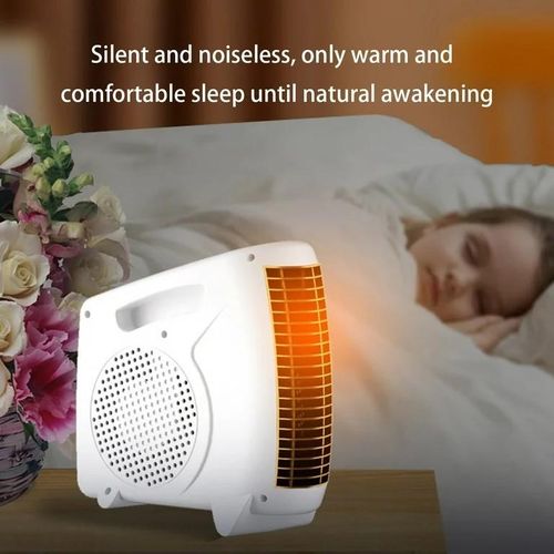 Portable Electric Heater – Low Power Desktop Heater for Home, Bedroom & Office Winter Heating