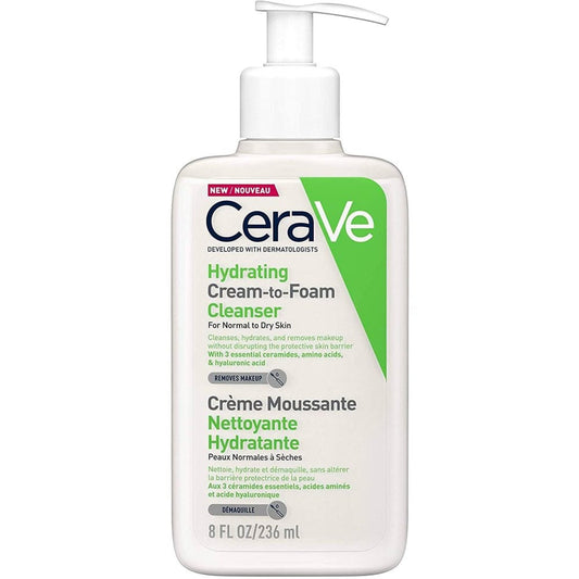 CERAVE HYDRATING CREAM TO FOAM CLEANSER 236ML