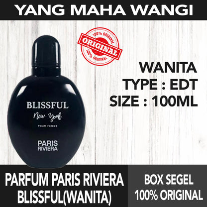 Paris Riviera BLISSFULL NEW YORK POUR FEMME EDT 100ML