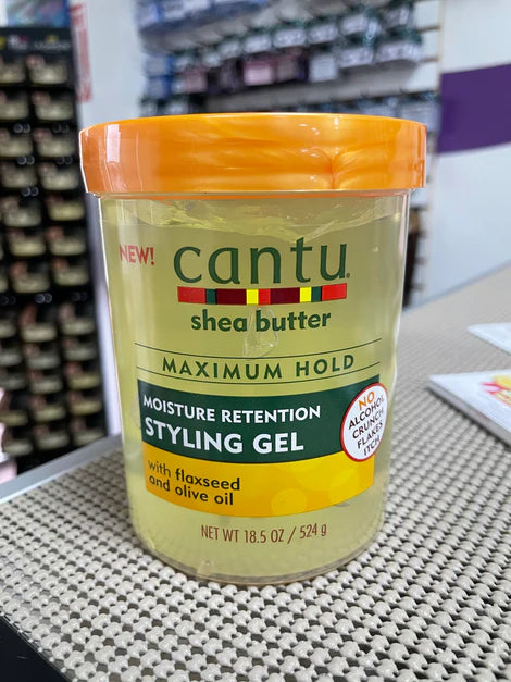 Cantu Shea Butter Maximum Hold Moisture Retention Styling Gel