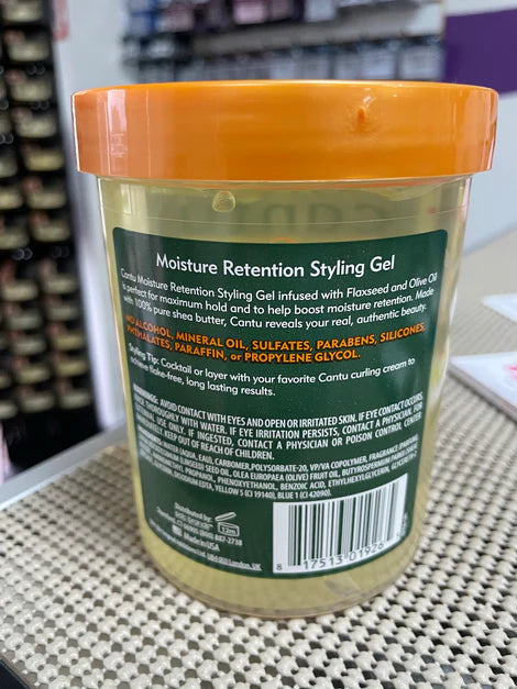 Cantu Shea Butter Maximum Hold Moisture Retention Styling Gel