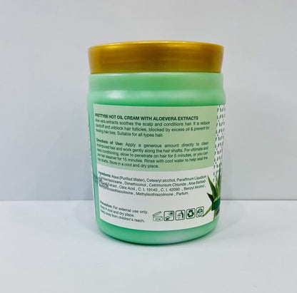 Pretty Be Hot Oil Hair Cream with Aloe Vera Extract (1000ml)