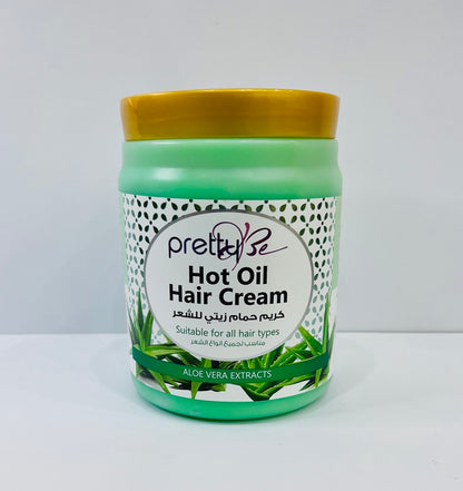 Pretty Be Hot Oil Hair Cream with Aloe Vera Extract (1000ml)