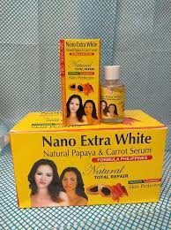 Nano extra white natural papaya & carrot serum