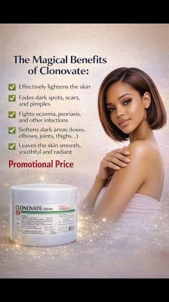 🔥 LIMITED DEAL — Clonovate 450g Body Whitening & Lightening Cream | Hyperpigmentation + Eczema + Dark Hands & Feet | KSh 4500 ( (