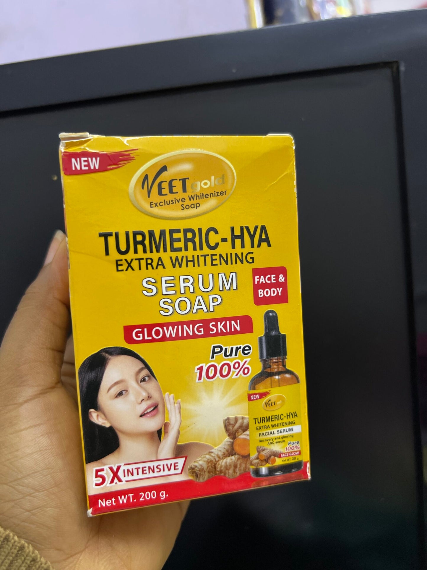 Veetgold Turmeric-HYA 100% Pure Serum Soap